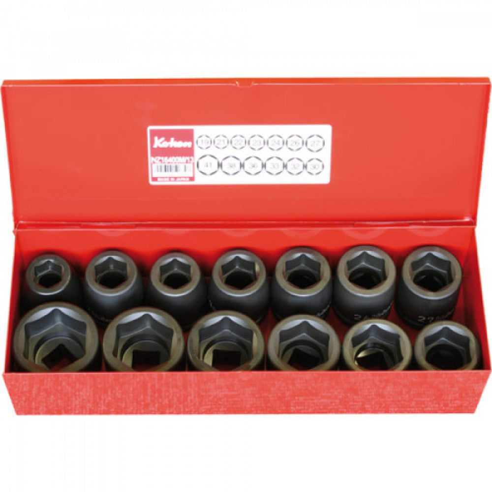 Koken - 3/4" Dr Impact Socket Set - 13pc