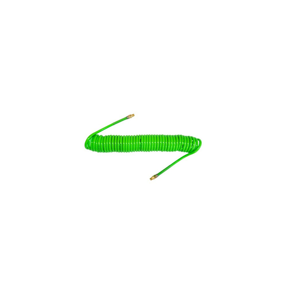 Jamec Air Hose High-Vis PU Coil 12mm x 8mm x 10m