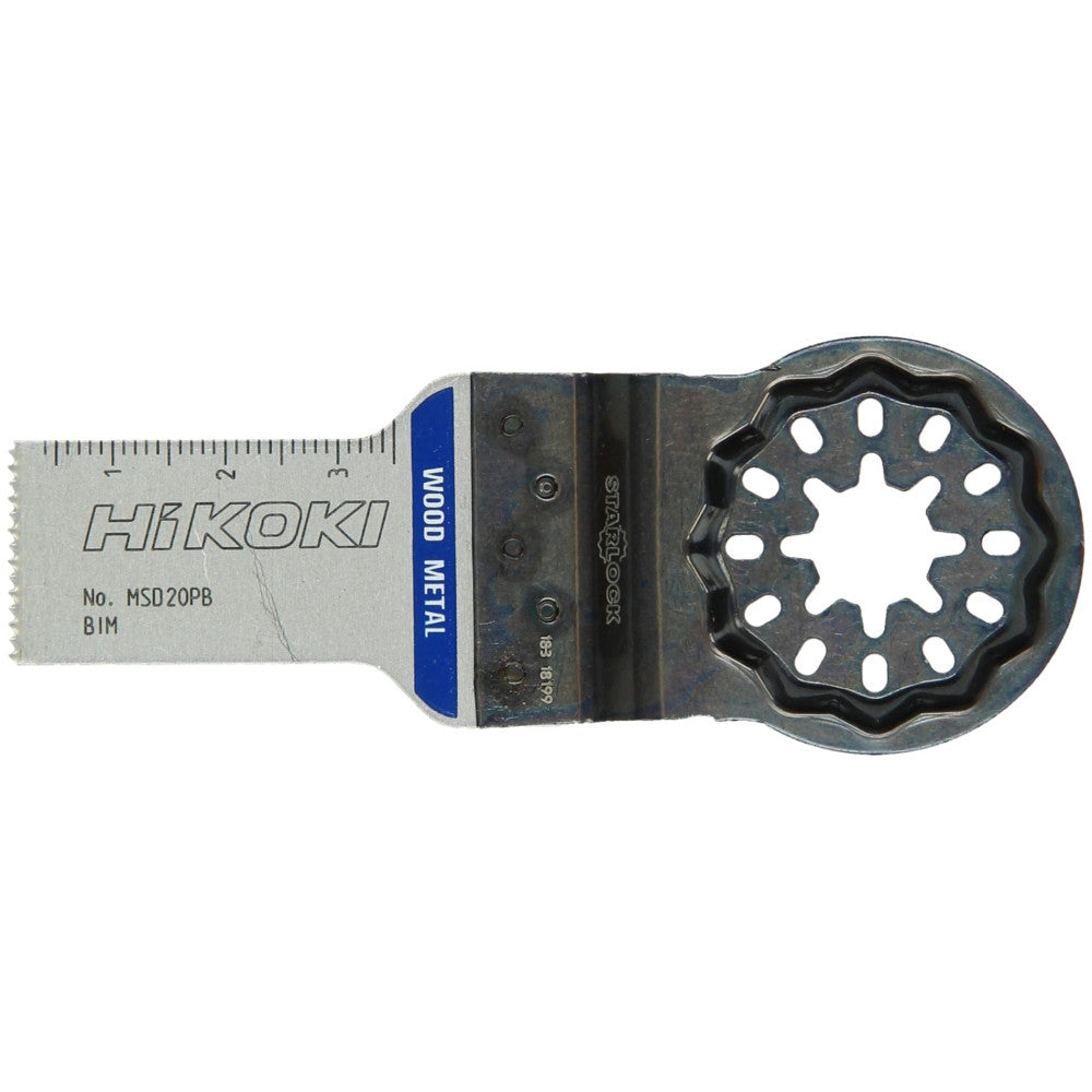 HiKOKI 20x34mm Multi Tool Starlock Blade - Metal/Wood