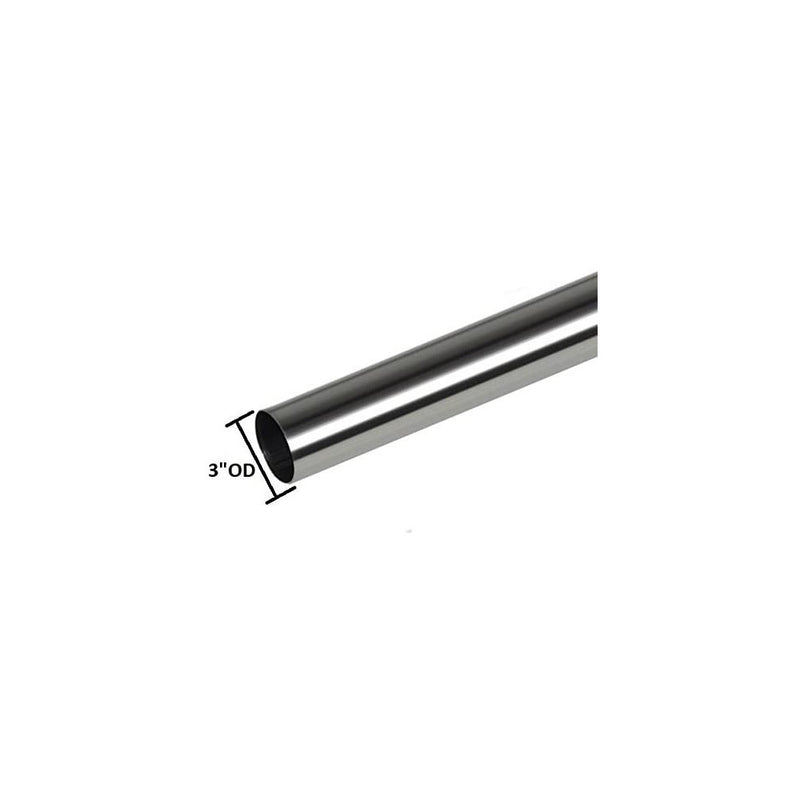 AFTERBURNER Exhaust Tube 3 Inch - Stainless Steel - 2 Metre