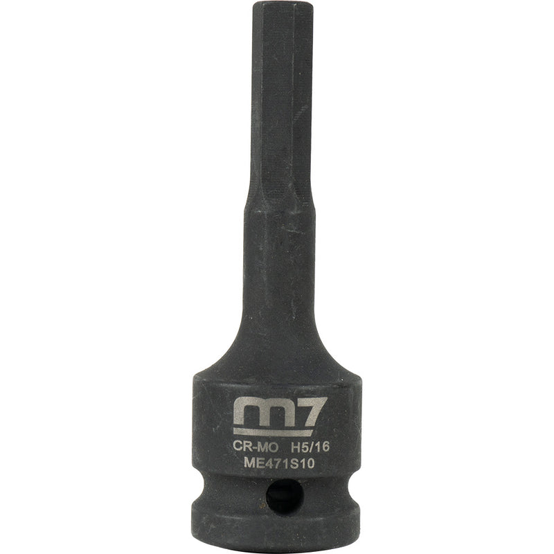 M7 Impact In Hex Socket, 1/2in Drive, 5/16in