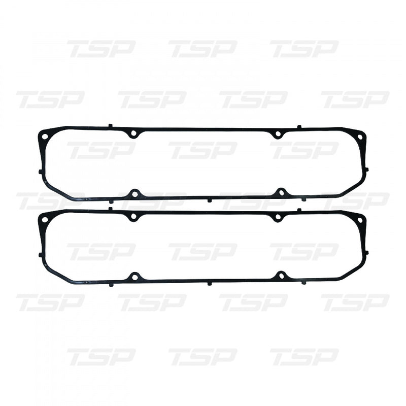 TSP Valve Cover Gaskets Chrysler 383-426-440 Wedge Neoprene Steel Black