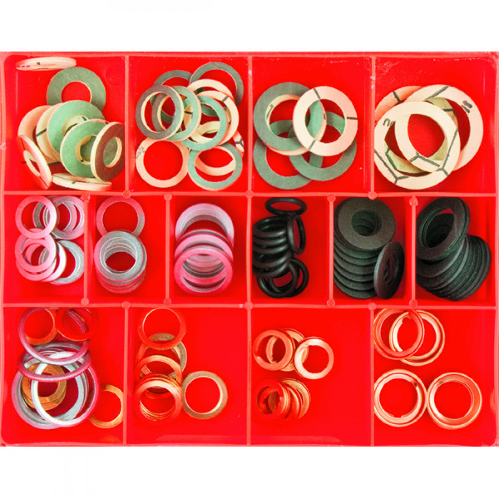92Pc Sump (Drain) Plug Washer Assortment