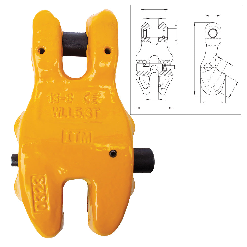 ITM G80 Clevis Clutch Locking Clutch-13mm Chain