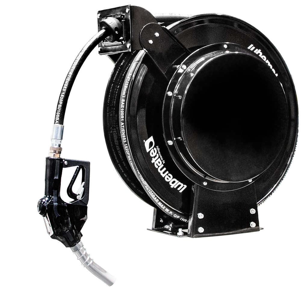 Lubemate Diesel Reel 1"X15M With Auto Nozzle