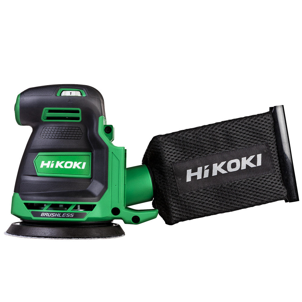 HiKOKI 18V Brushless 125mm Random Orbital Sander - Bare Tool