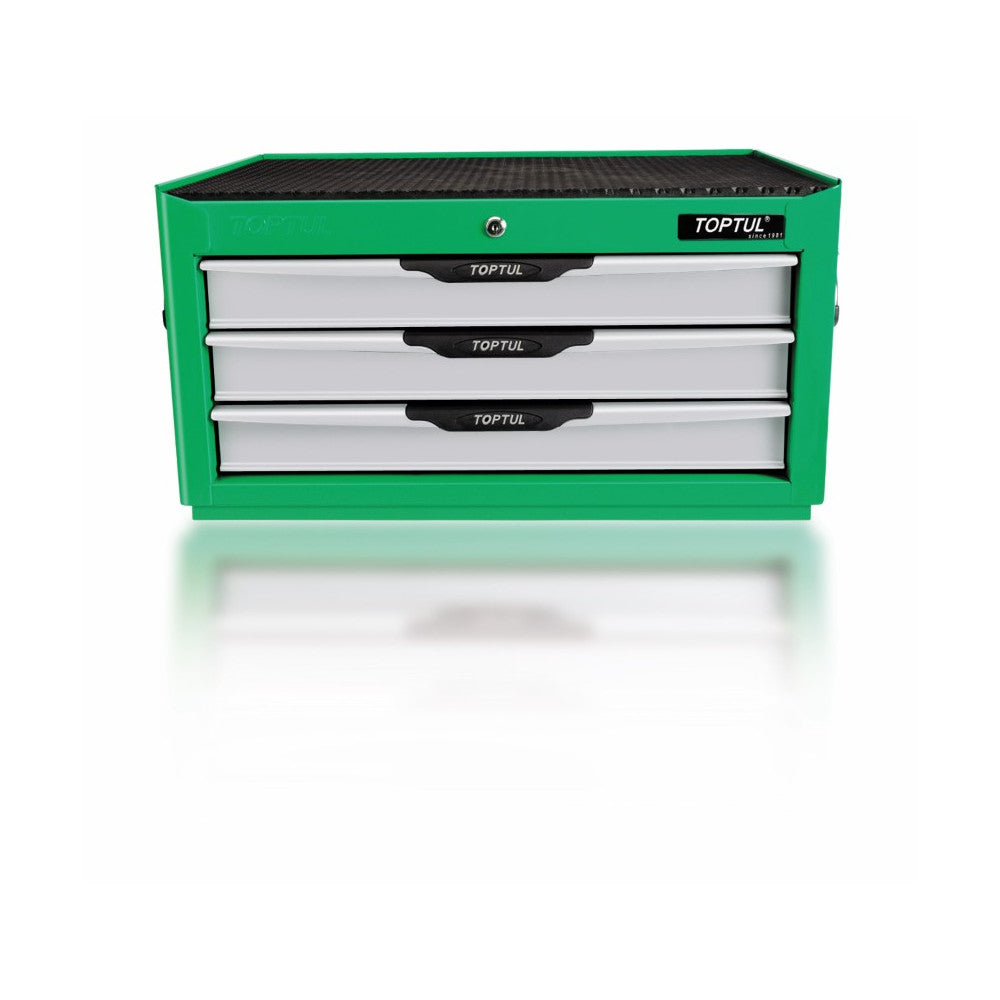 Toptul Proline 3 Drawer Tool Chest 180 Piece Green