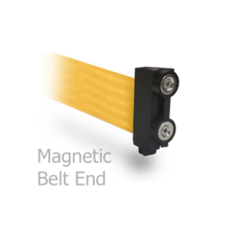 Magnetic Retractable Belt, 4.6m, Black/yellow Belt