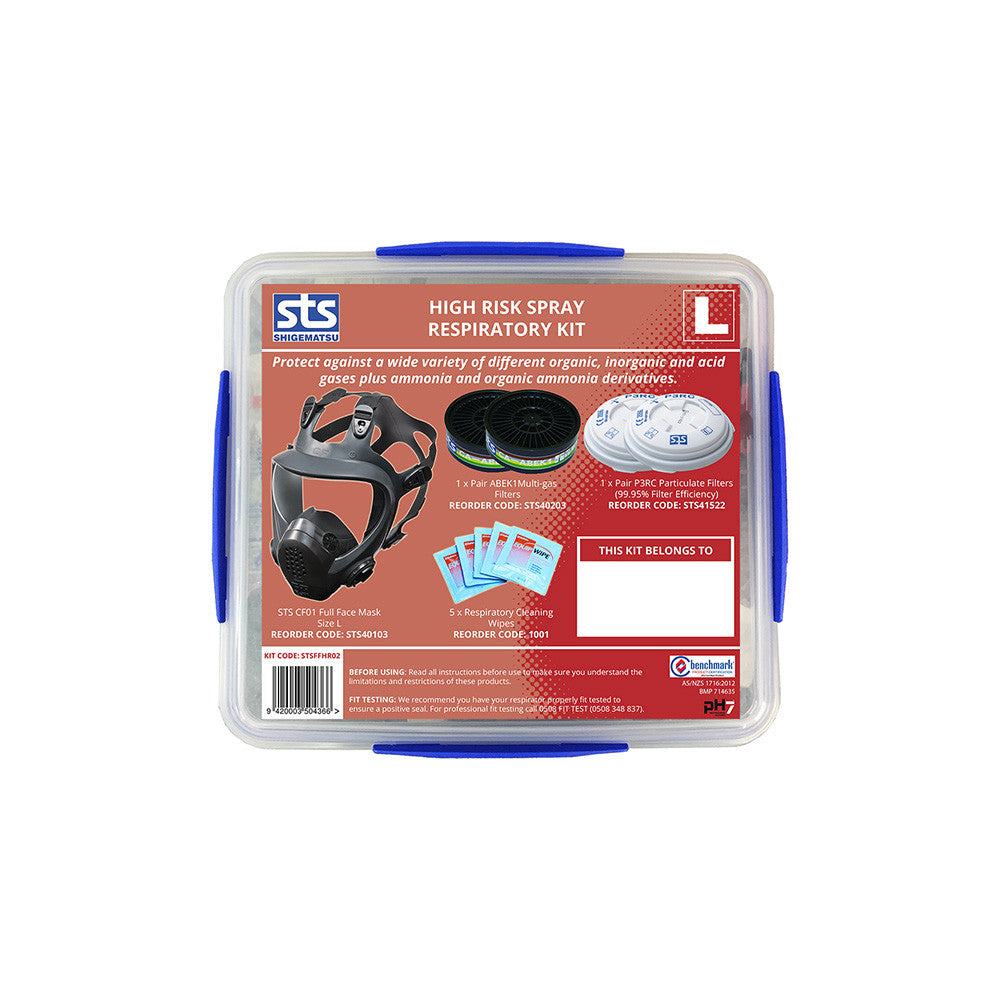 STS Full Face CF01 High Risk Spray Kit - Large