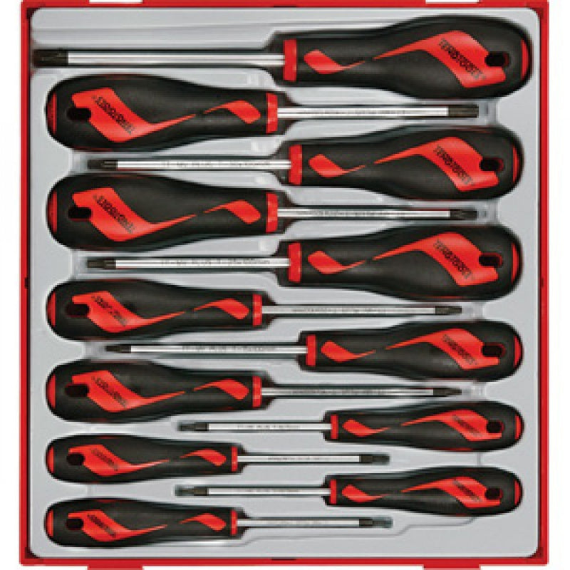 Teng 12Pc Md Tx Screwdriver Set - Ttd-Tray