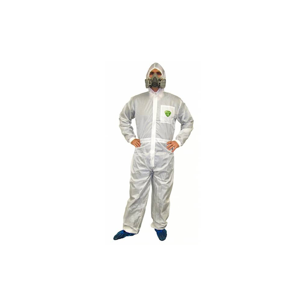 Nylon Coverall - 3XL - White - 10 Pack