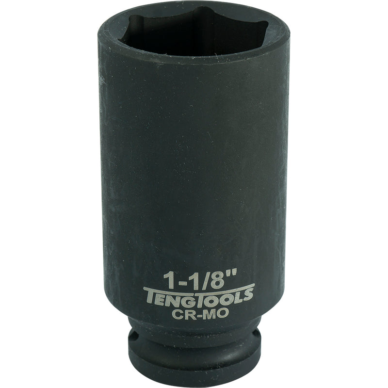 Teng 1/2in Dr. Deep Impact Socket 1-1/8in