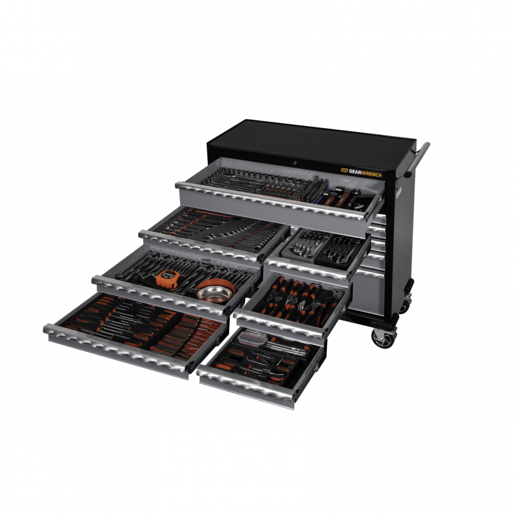 GearWrench Tool Set 284Pc - 11 Drawer Roller Cabinet + 283Pc Tool Set