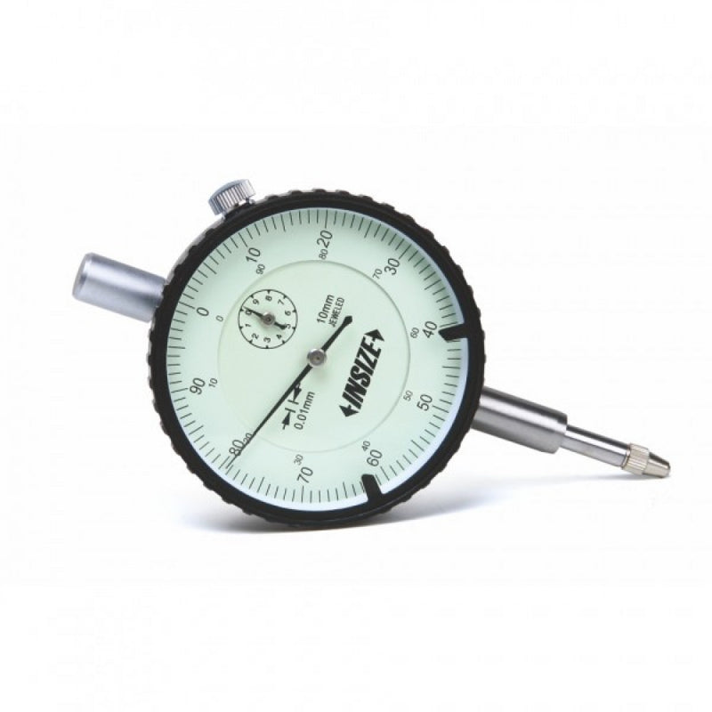 Insize Dial Indicator 10mm Range Lug Back