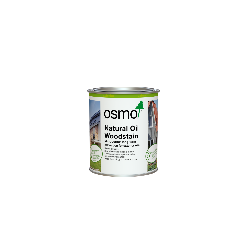 Osmo Natural Oil Woodstain - 750ml, Quartz Grey 907