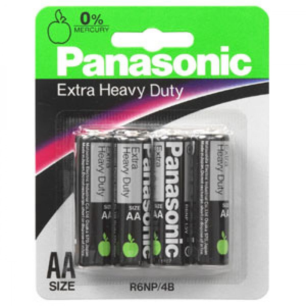 Panasonic Aa Battery Extra Heavy Duty (4Pk)