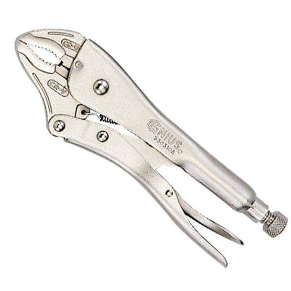 Genius 5" Curved Jaw Locking Pliers With Cutter