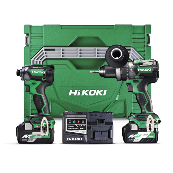 HiKOKI 18V Brushless Impact Drill & Impact Driver Kit