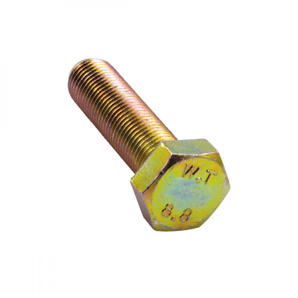 M10 x 25mm x 1.25 Set Screw - Gr8.8 - 8Pk