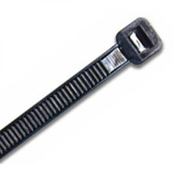 Isl 250 x 3.6mm Uv Nylon Cable Tie - Blk. - 100Pk