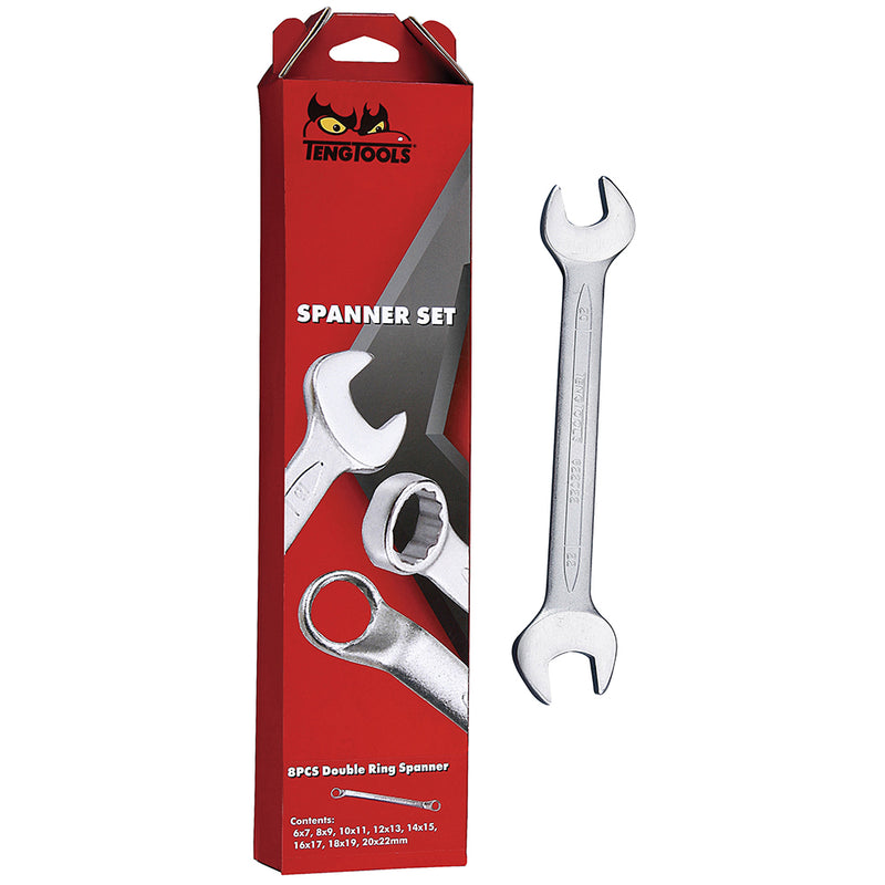 Teng 11Pc Double Open End Spanner Set (Mm)