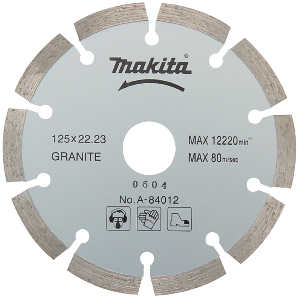 Makita Diamond Circular Saw Blade 125x22/20mm Dry
