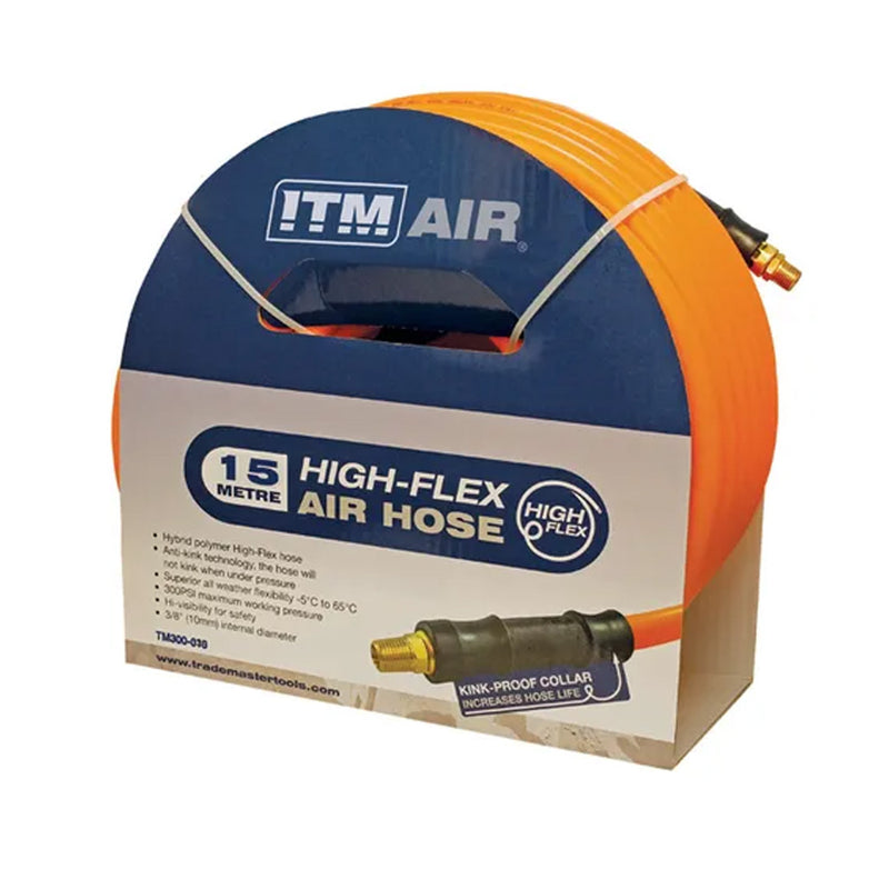 Itm Air Hose 12.5mm(1/2in) x 15M Hybrid Polymer W/