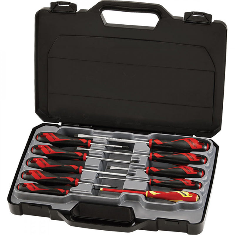 Teng 10Pc Md Fl-Ph-Pz Screwdriver Set