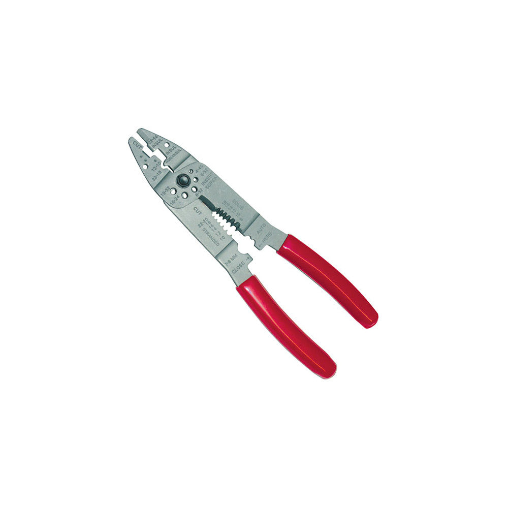 T&E Tools 215mm (8.1/2") Wire Crimp And Strip Pliers