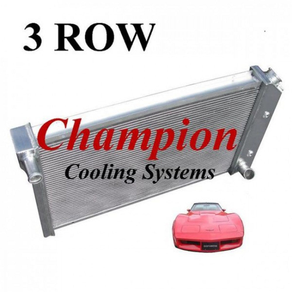 Champion Radiator Chev Corvette 1977-82 - 3 Core Each#PCC718