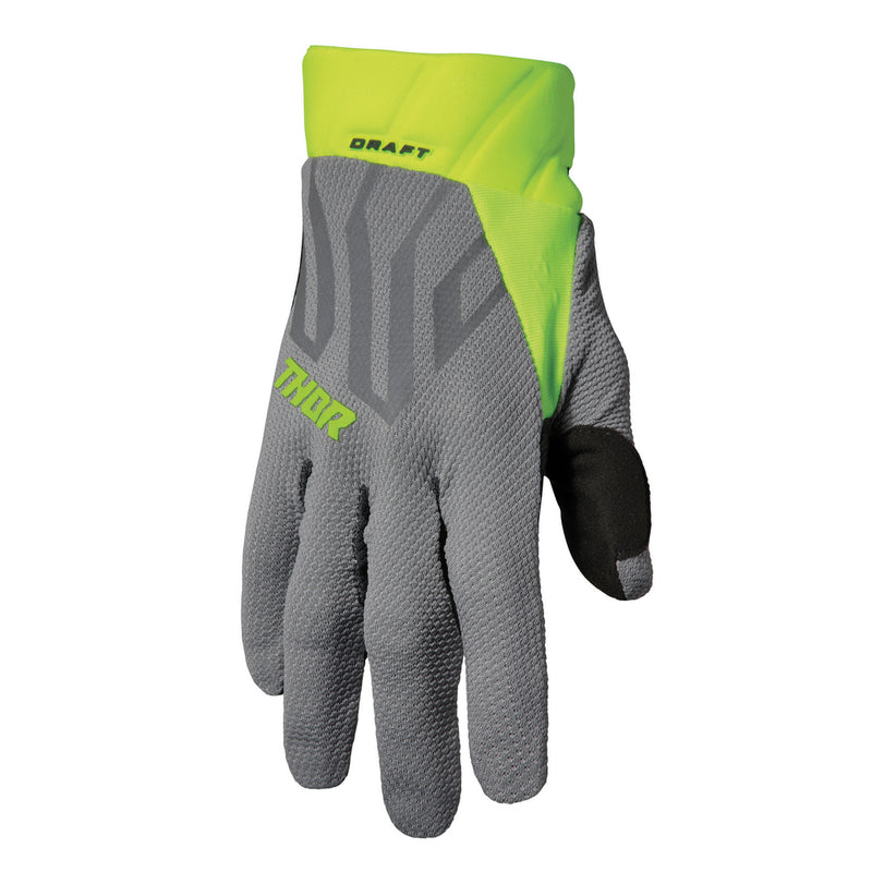 Glove S22 Thor MX Draft Grey/Acid Small