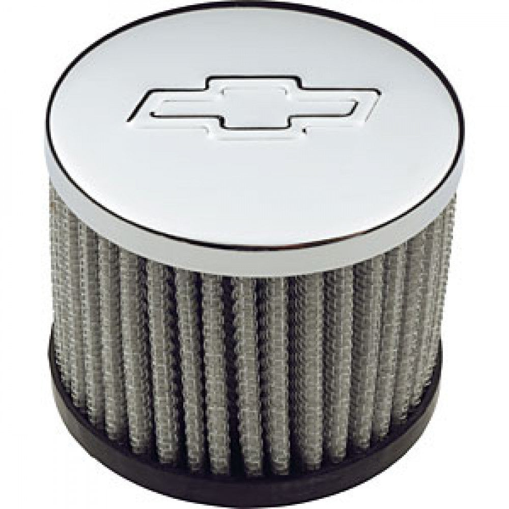 Proform Breather Push In Filter Bowtie Chrome Open Each#PR141-622