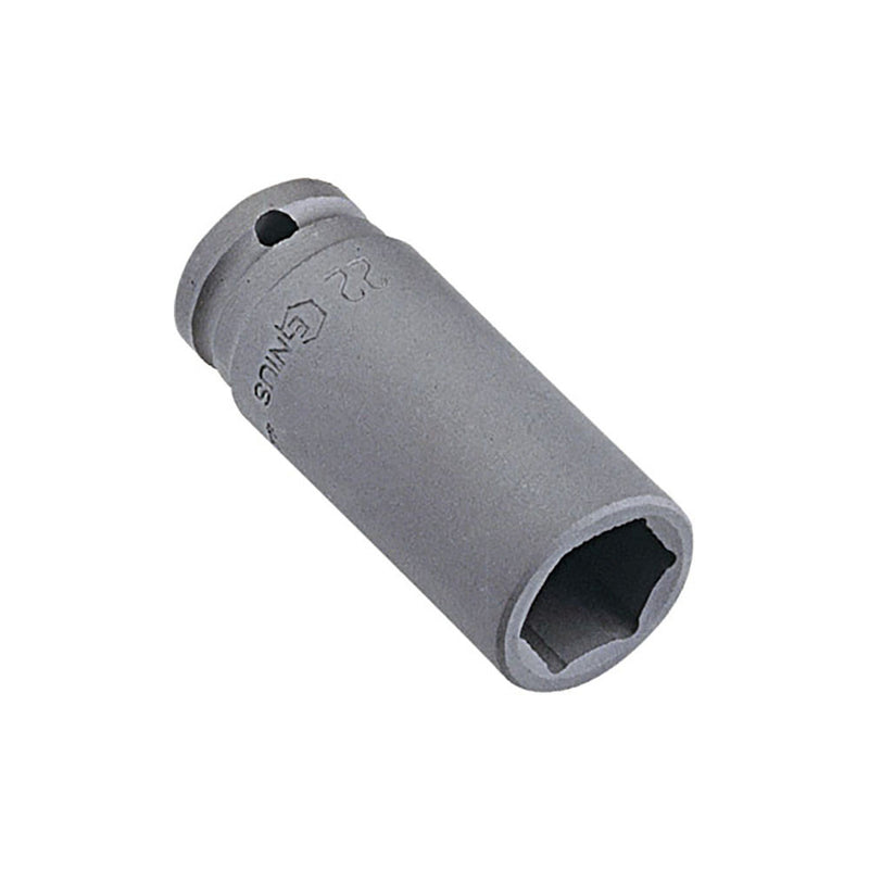 Genius 1/2" Dr. 24mm Deep Impact Socket (CR-Mo)