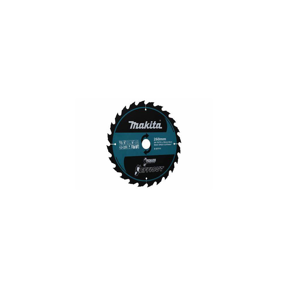 Makita Efficut Saw Blade Wood 260x30mm 24T RS002G