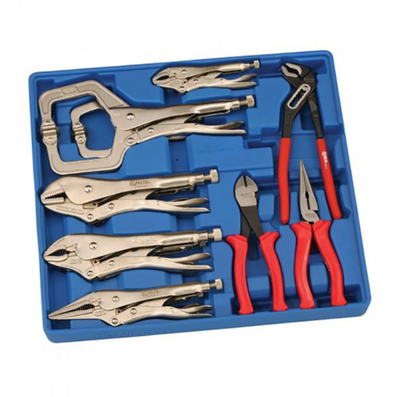 Genius 12-Pc Locking Grip Plier Set