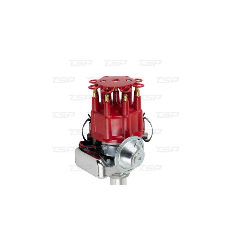 TOP STREET PERFORMANCE - CHEV SB/BB READY TO RUN DISTRIBUTOR (RED)
