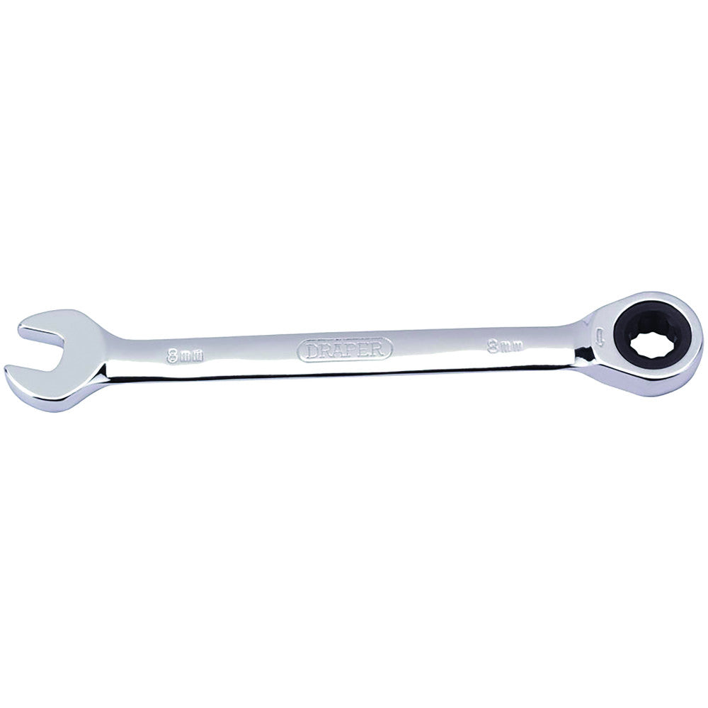 Draper Ratchet Combo Spanner - 8.0mm