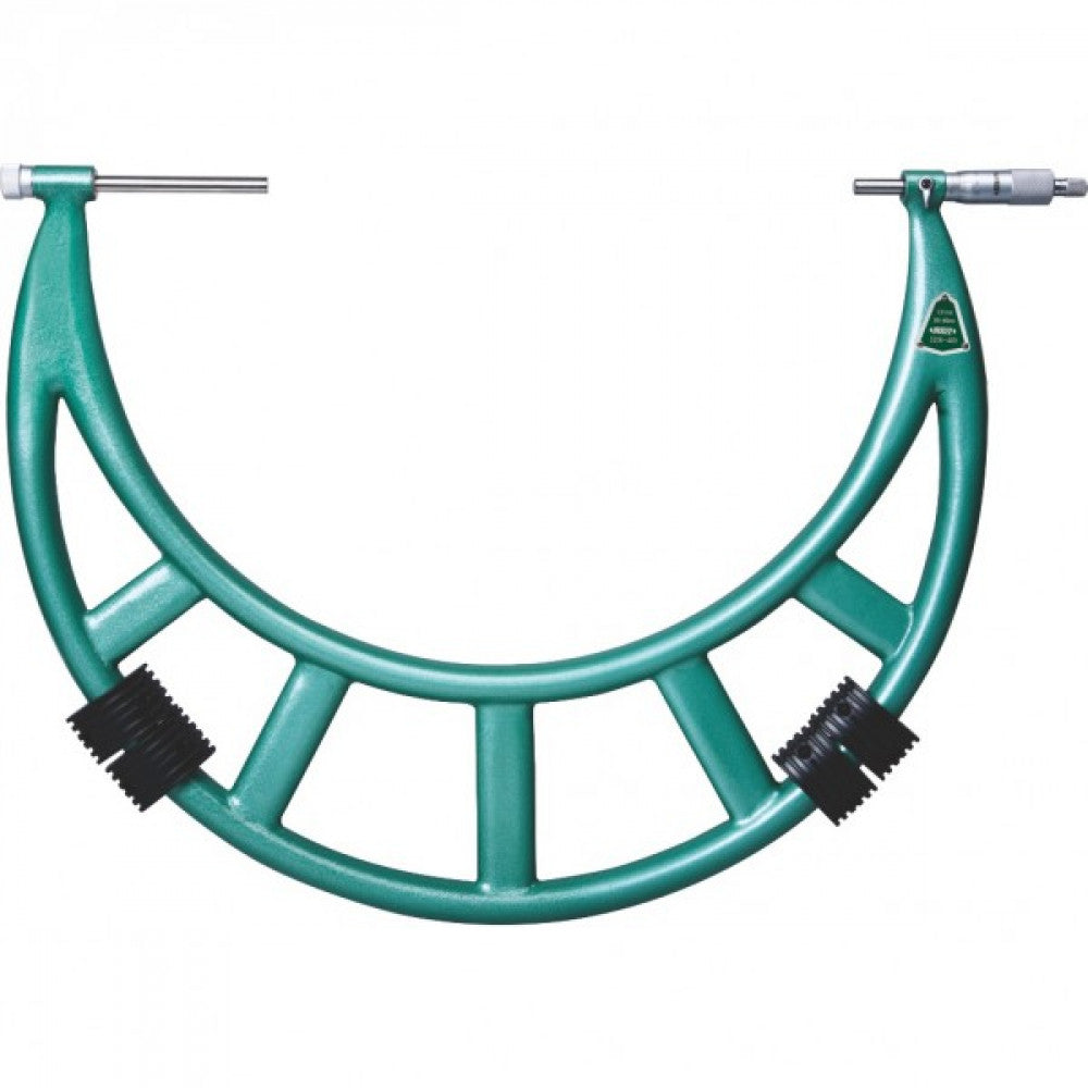 Outside Micrometer 300-400mm x 0.01mm Interchangeable Anvil Insize 3206-400