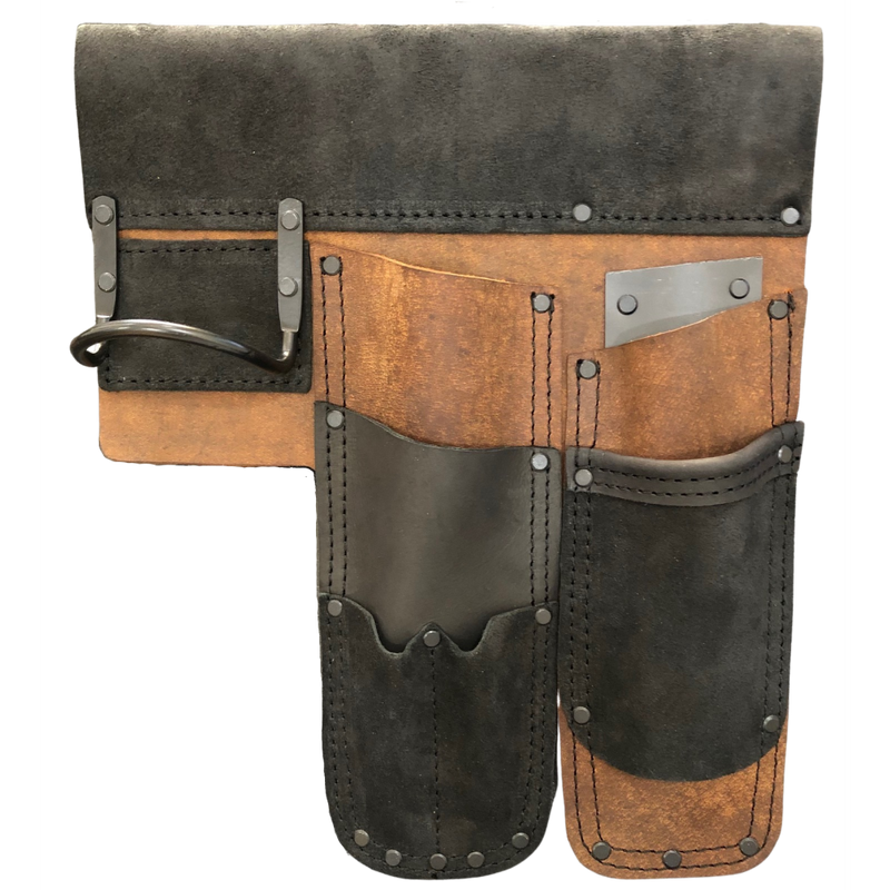 OX Pro Tan & Black Leather Tool Pouch