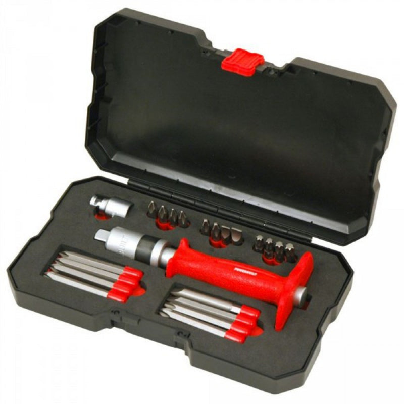 Powerbuilt 22Pc 1/2Dr Impact Driver & Bits Set