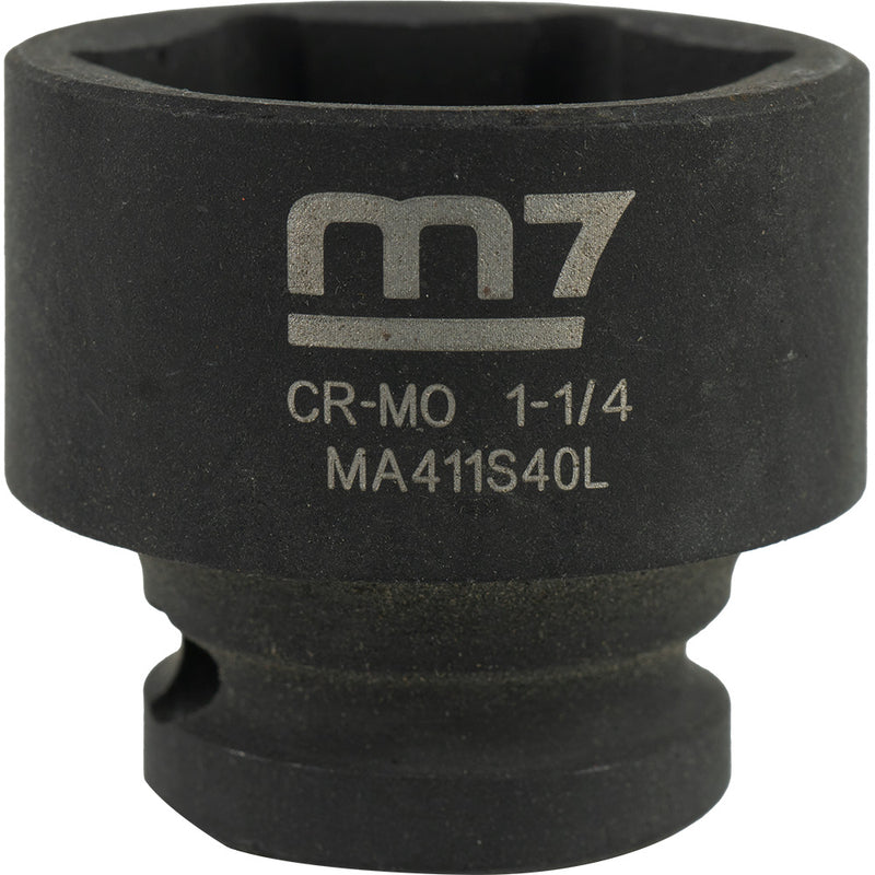 M7 Impact Socket 1/2in Dr. 1-1/4in