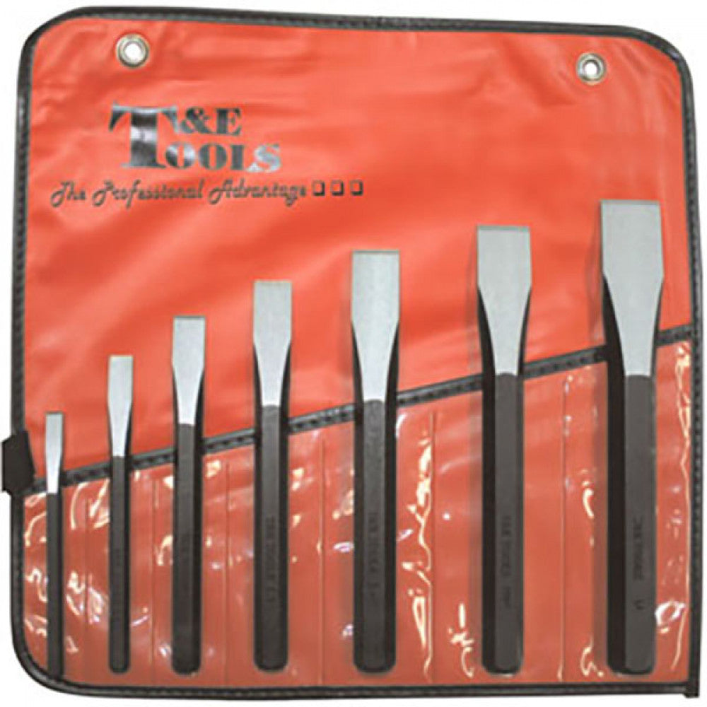 T&E Tools 7Pc Cold Chisel Set
