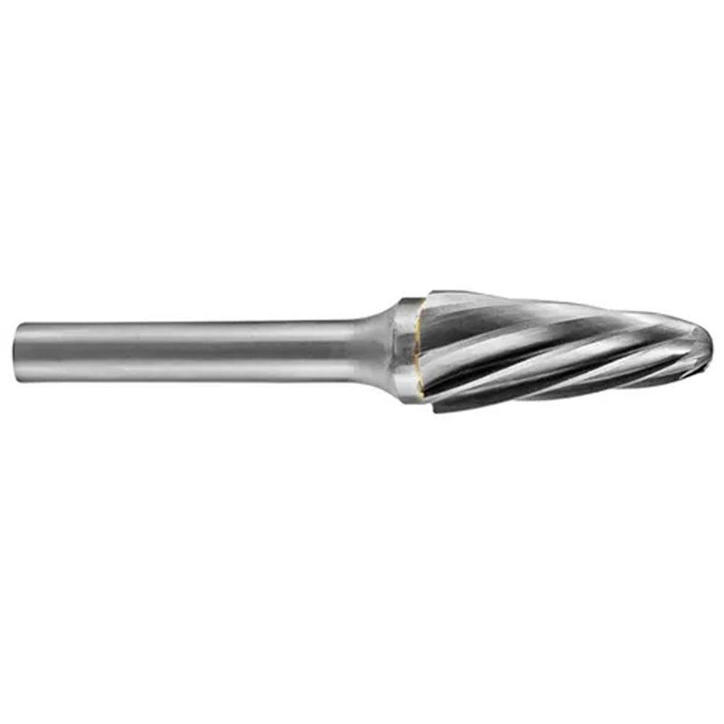 Holemaker Carbide Burr 3/4 x 1-1/2 x 1/4inch Tapered Radius