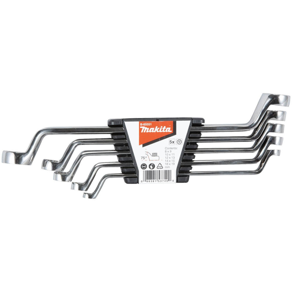 Makita Double Box Wrench 5pc Set