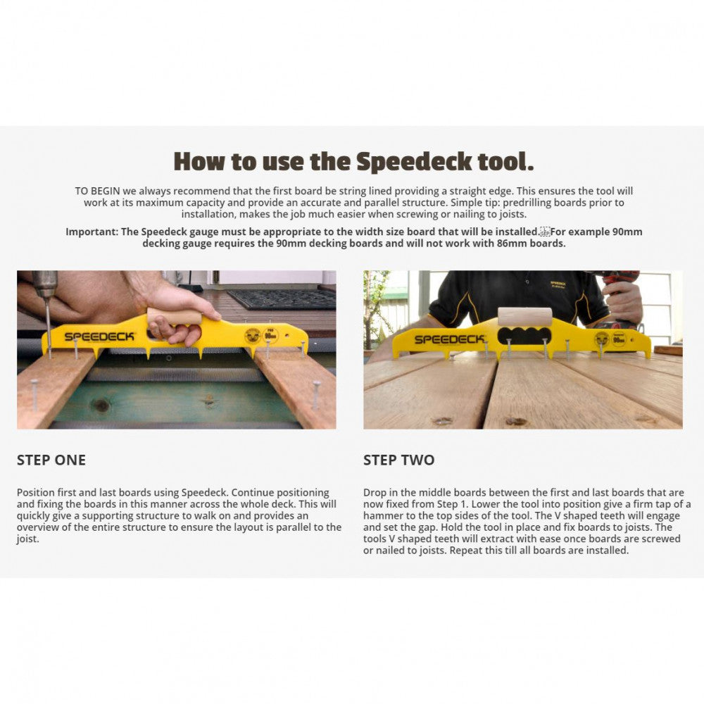 Speedeck - 90mm - 1 Tool Bundle
