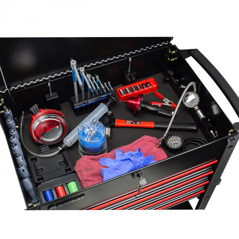 Powerbuilt 5 Drawer Rolling Tool Box Service Cart