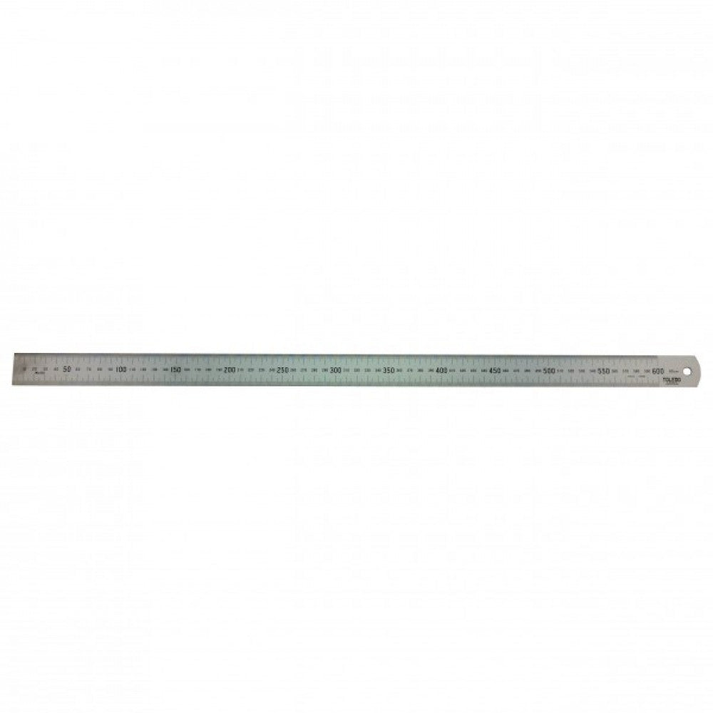 Rule 600mm x 30mm Metric Single Sided 0.5mm & 1mm Graduations Toledo 600M