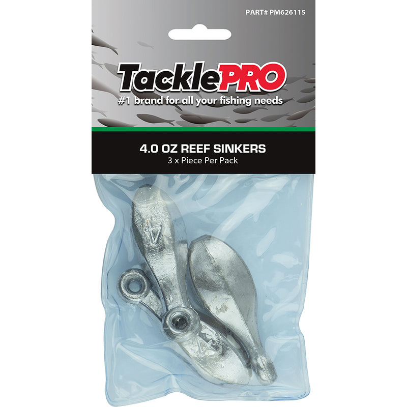 Tacklepro Reef Sinker 4.0Oz - 3Pc