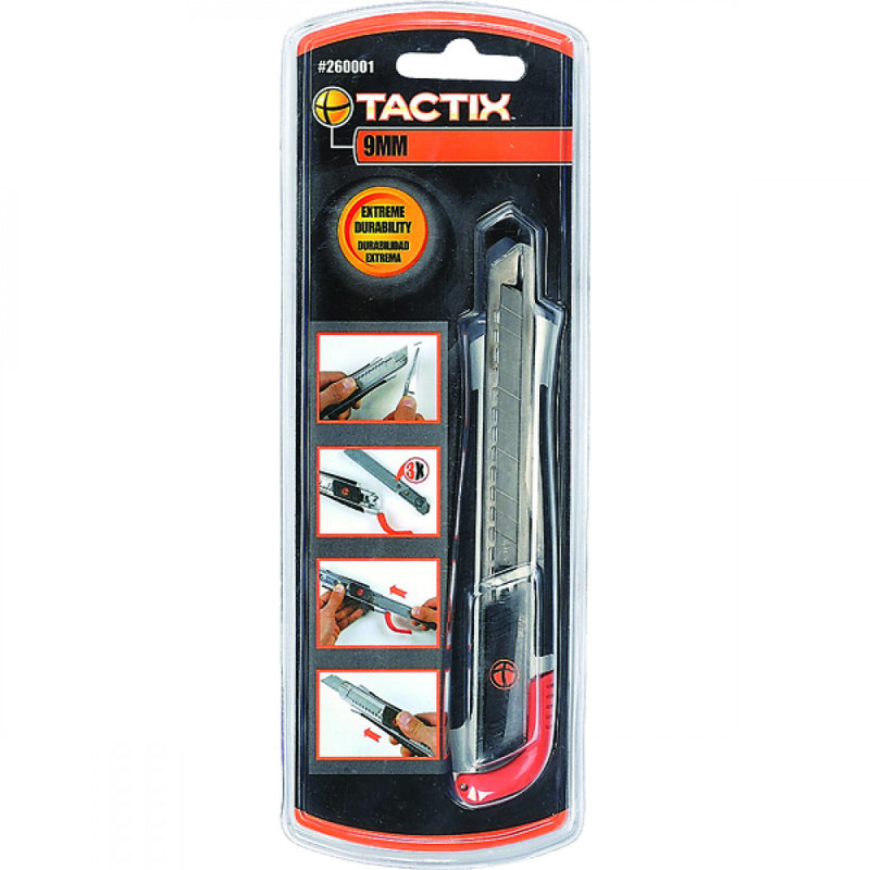 Tactix Knife Snap-Off 9mm Zinc-Al Alloy Handle