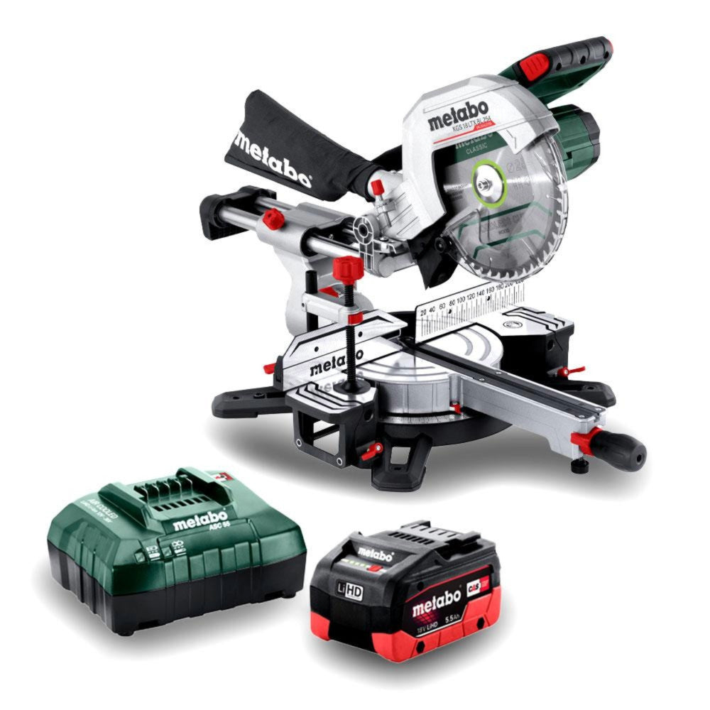 Metabo Brushless LTX 254mm Sliding Compound Mitre Saw Kit